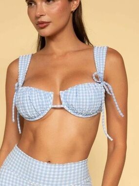 Montce Petal (Wide Straps) Bikini Top sz S